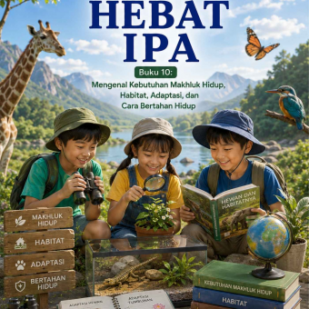 Aku Hebat IPA - Buku 10 Mengenal Kebutuhan Makhluk Hidup, Habitat, Adaptasi, dan Cara Bertahan Hidup