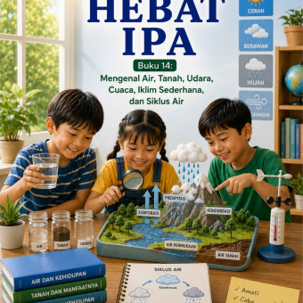 Aku Hebat IPA - Buku 14 Mengenal Air, Tanah, Udara, Cuaca, Iklim Sederhana, dan Siklus Air