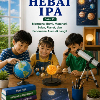 Aku Hebat IPA - Buku 15 Mengenal Bumi, Matahari, Bulan, Planet, dan Fenomena Alam di Langit