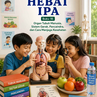 Aku Hebat IPA - Buku 18 Organ Tubuh Manusia, Sistem Gerak, Pancaindra, dan Cara Menjaga Kesehatan