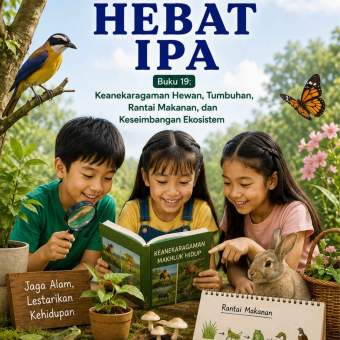 Aku Hebat IPA - Buku 19 Keanekaragaman Hewan, Tumbuhan, Rantai Makanan, dan Keseimbangan Ekosistem