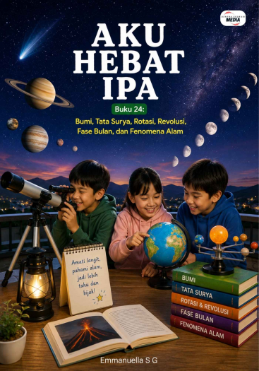 Aku Hebat IPA - Buku 24 Bumi, Tata Surya, Rotasi, Revolusi, Fase Bulan, dan Fenomena Alam