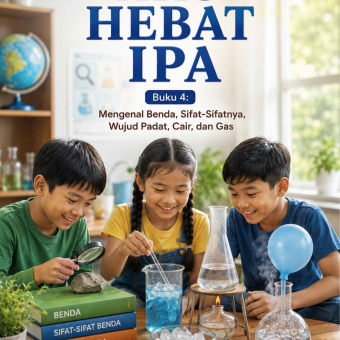 Aku Hebat IPA - Buku 4 Mengenal Benda, Sifat-Sifatnya, Wujud Padat, Cair, dan Gas