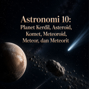 Astronomi 10: Planet Kerdil, Asteroid, Komet, Meteoroid, Meteor, dan Meteorit