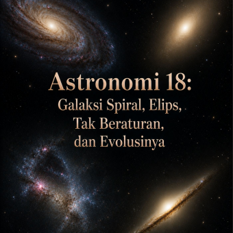 Astronomi 18: Galaksi Spiral, Elips, Tak Beraturan, dan Evolusinya