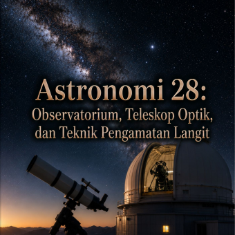 Astronomi 28: Observatorium, Teleskop Optik, dan Teknik Pengamatan Langit