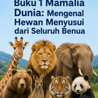 Buku 1 — Mamalia Dunia: Mengenal Hewan Menyusui dari Seluruh Benua