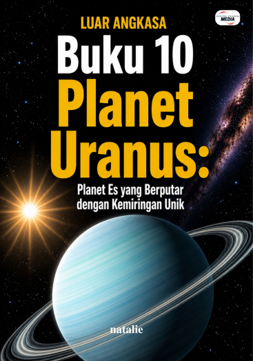 Buku 10 Planet Uranus: Planet Es yang Berputar dengan Kemiringan Unik