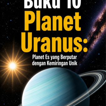 Buku 10 Planet Uranus: Planet Es yang Berputar dengan Kemiringan Unik