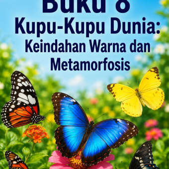 Buku 8 — Kupu-Kupu Dunia: Keindahan Warna dan Metamorfosis
