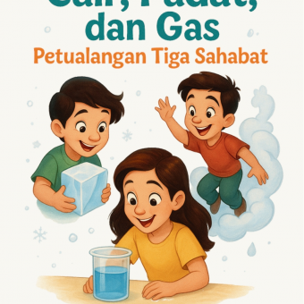 Cair, Padat, dan Gas Petualangan Tiga Sahabat