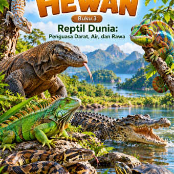 Dunia Hewan Buku 3 Reptil Dunia Penguasa Darat, Air, dan Rawa