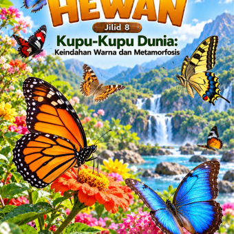 Dunia Hewan Buku 8 Kupu-Kupu Dunia: Keindahan Warna dan Metamorfosis