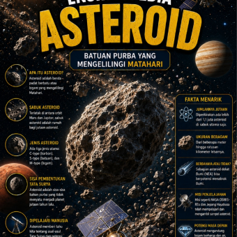 Ensiklopedia Asteroid: Batuan Purba yang Mengelilingi Matahari