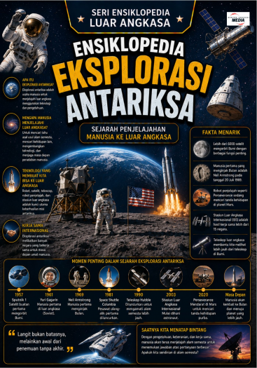Ensiklopedia Eksplorasi Antariksa: Sejarah Penjelajahan Manusia ke Luar Angkasa