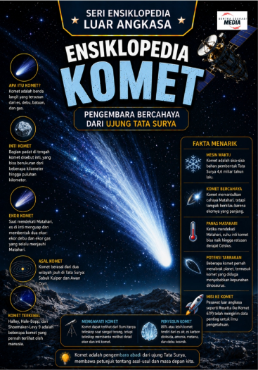 Ensiklopedia Komet: Pengembara Bercahaya dari Ujung Tata Surya