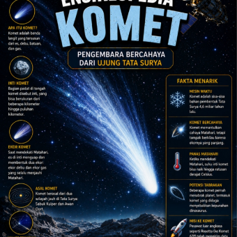 Ensiklopedia Komet: Pengembara Bercahaya dari Ujung Tata Surya