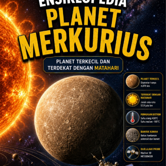 Ensiklopedia Planet Merkurius: Planet Terkecil dan Terdekat dengan Matahari