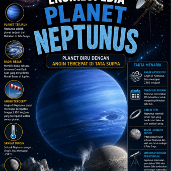 Ensiklopedia Planet Neptunus: Planet Biru dengan Angin Tercepat di Tata Surya