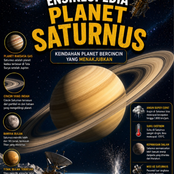 Ensiklopedia Planet Saturnus: Keindahan Planet Bercincin yang Menakjubkan