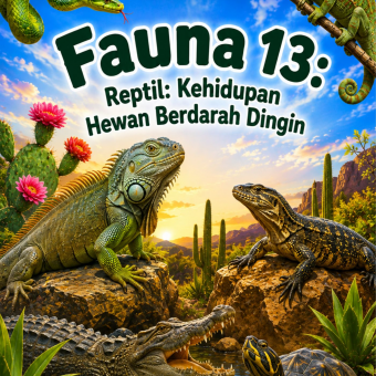 Fauna 13: Reptil: Kehidupan Hewan Berdarah Dingin
