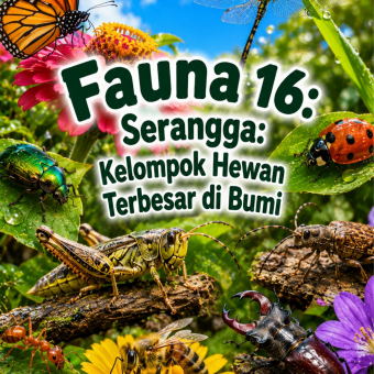 Fauna 16: Serangga: Kelompok Hewan Terbesar di Bumi