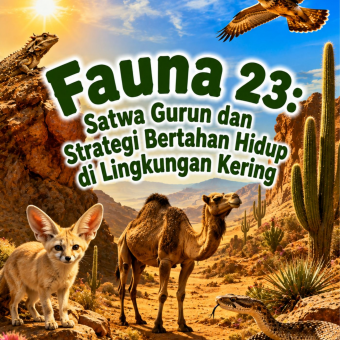 Fauna 23: Satwa Gurun dan Strategi Bertahan Hidup di Lingkungan Kering