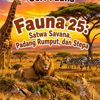 Fauna 25: Satwa Savana, Padang Rumput, dan Stepa