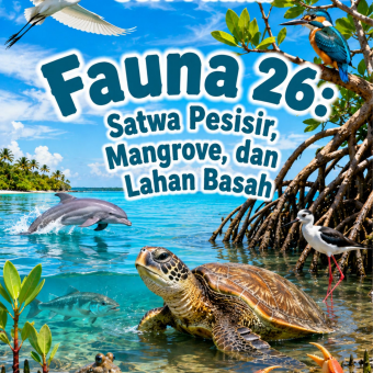 Fauna 26: Satwa Pesisir, Mangrove, dan Lahan Basah