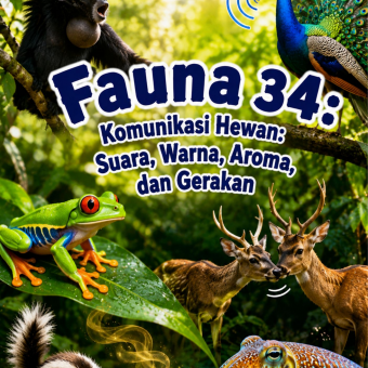 Fauna 34: Komunikasi Hewan: Suara, Warna, Aroma, dan Gerakan