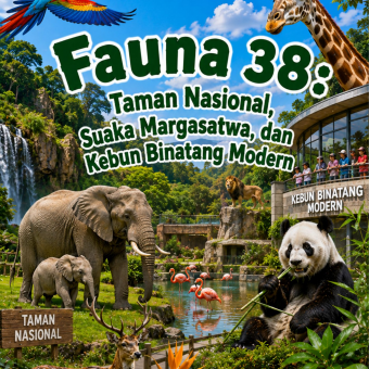 Fauna 38: Taman Nasional, Suaka Margasatwa, dan Kebun Binatang Modern