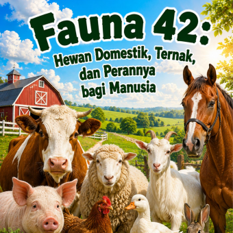 Fauna 42: Hewan Domestik, Ternak, dan Perannya bagi Manusia