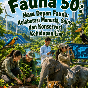 Fauna 50: Masa Depan Fauna: Kolaborasi Manusia, Sains, dan Konservasi Kehidupan Liar