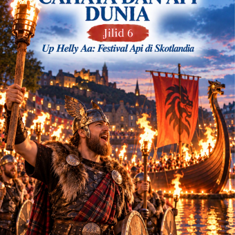 Festival Cahaya dan Api Dunia Jilid 6 Up Helly Aa Festival Api di Skotlandia