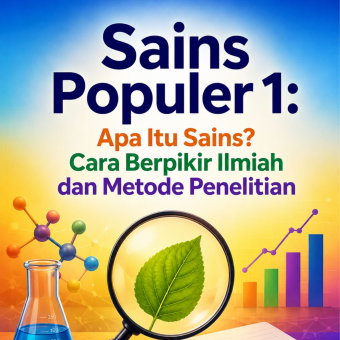 Sains Populer 1: Apa Itu Sains? Cara Berpikir Ilmiah dan Metode Penelitian