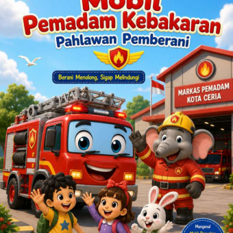 Seri Petualangan Anak Pintar Dunia Kendaraan: Mobil Pemadam Kebakaran – Pahlawan Pemberani