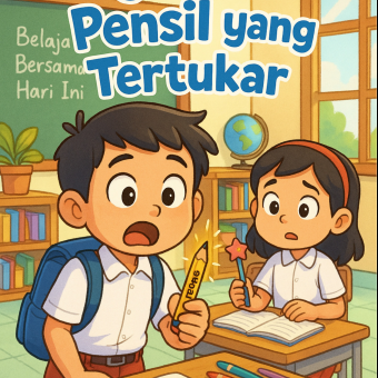 TEGAR DAN PENSIL YANG TERTUKAR