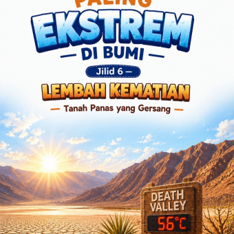 Tempat Paling Ekstrem di Bumi Jilid 6 Lembah Kematian: Tanah Panas yang Gersang
